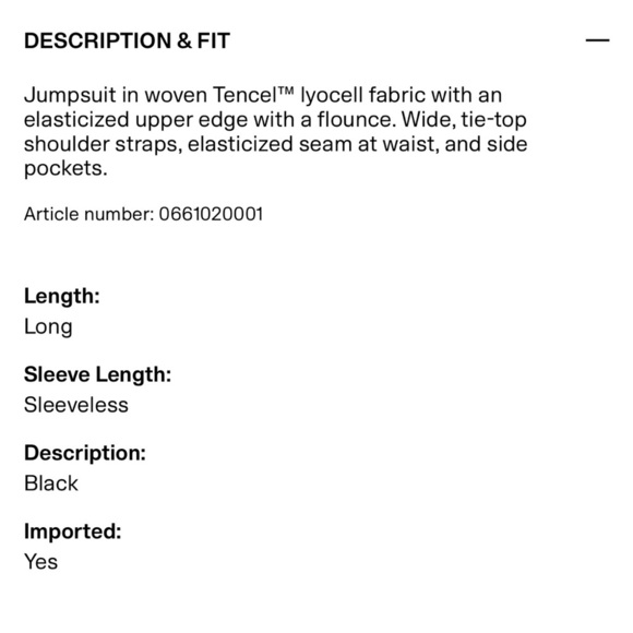 Lyocell Jumpsuit - Black - Ladies - Picture 3 of 6